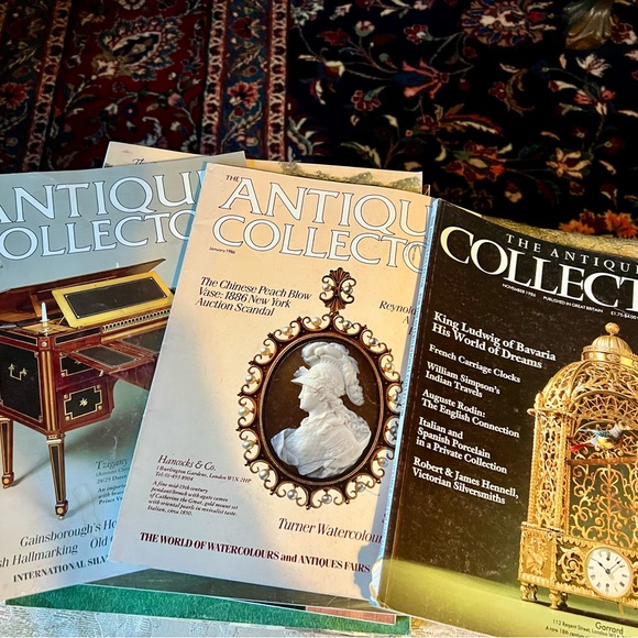 The Antique Collector Magazine Set of 3, (January,...